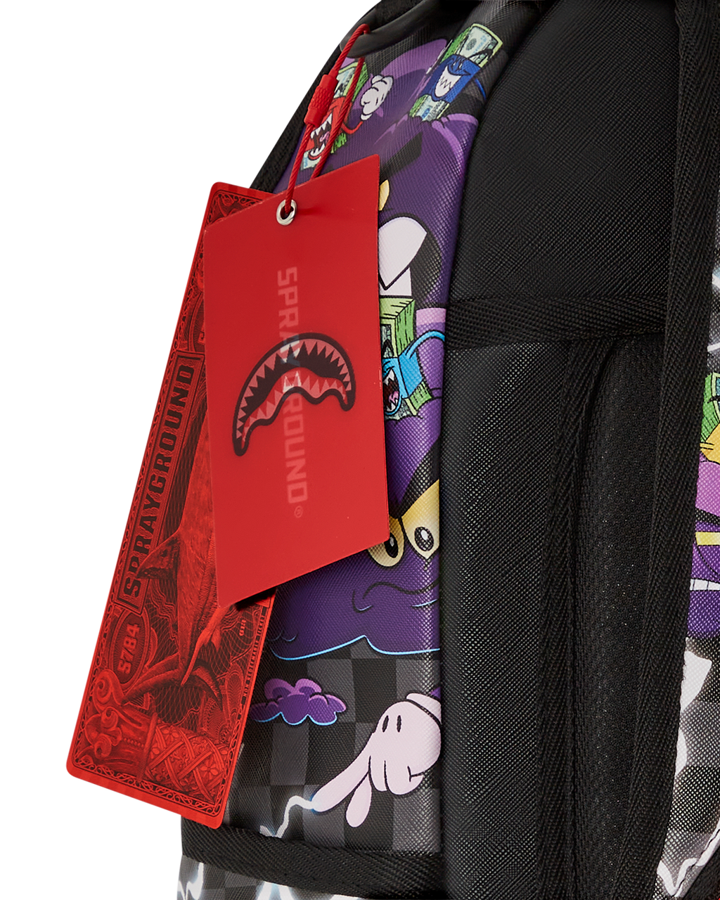 SPRAYGROUND Money Boys Split Crazy Eyes - 6 Removable Velcro Eye Patches Backpack — product image 18
