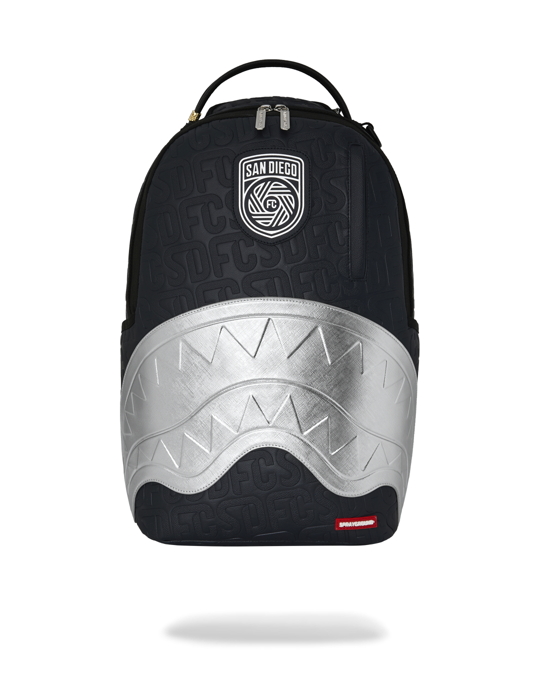 SPRAYGROUND Mls Collab - San Diego Silver Shark DLXSV Backpack — product image 1