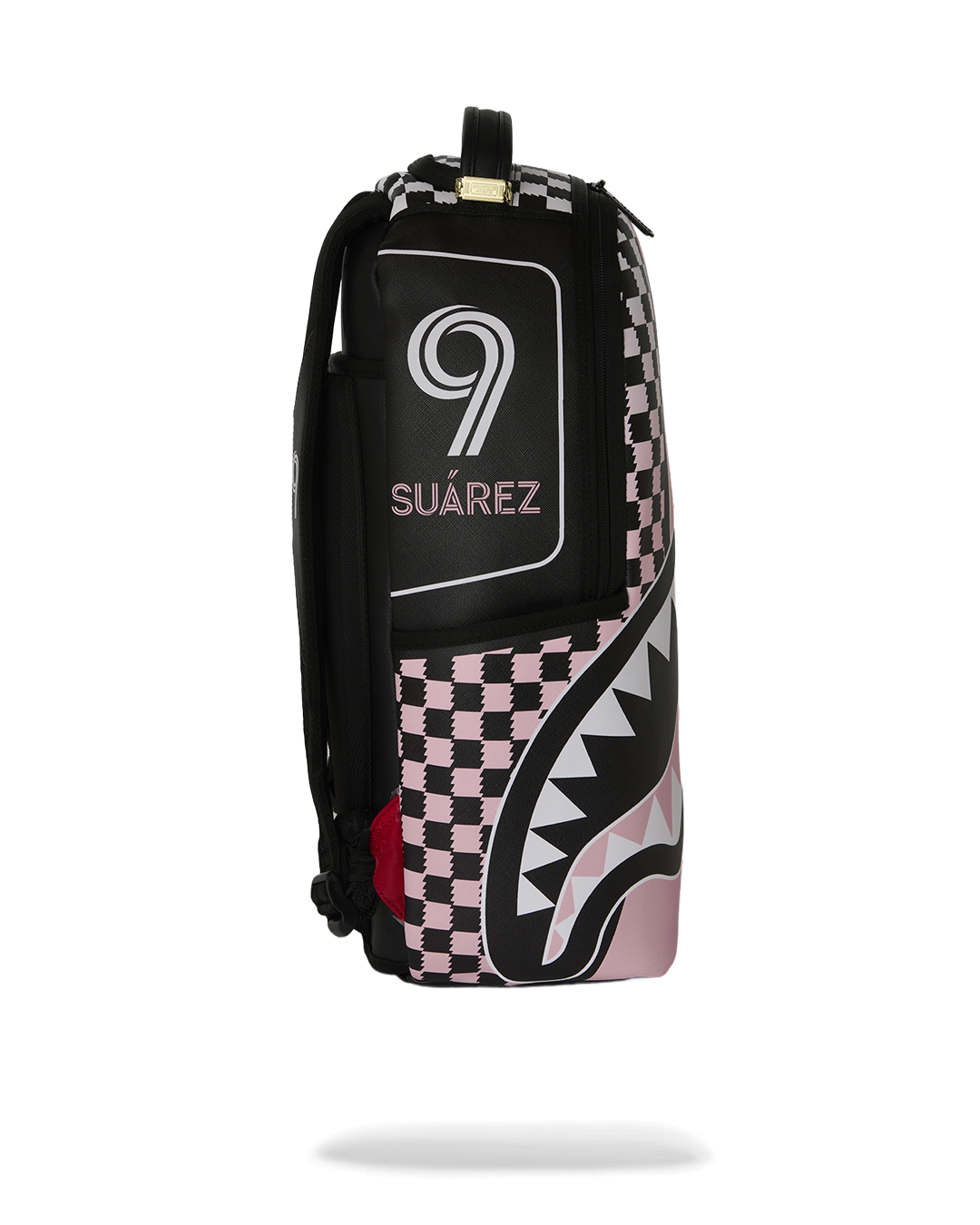 SPRAYGROUND Mls Collab - Intermiami Luis Suarez Pink Stripe Backpack — product image 3