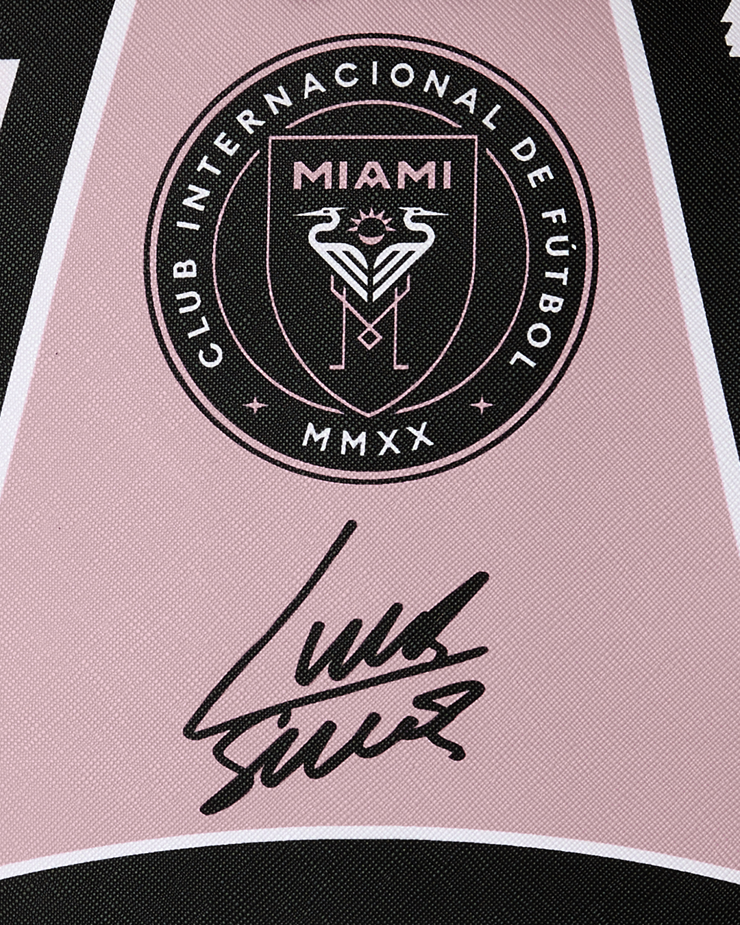 SPRAYGROUND Mls Collab - Intermiami Luis Suarez Pink Stripe Backpack — product image 9