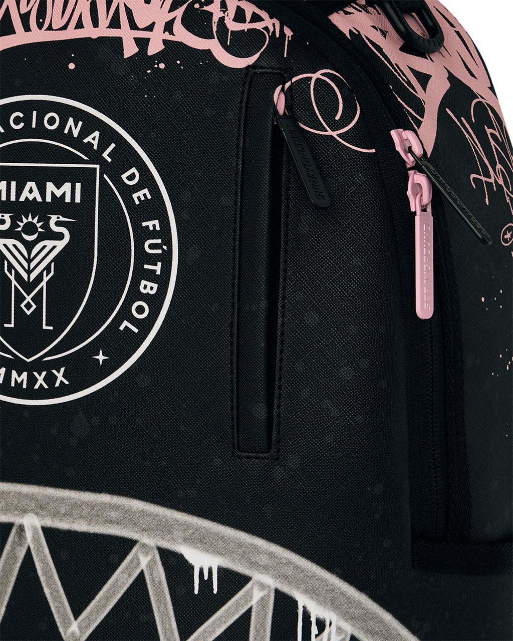SPRAYGROUND Mls Collab - Intermiami Streetart (Blk) DLXSV Backpack — product image 6
