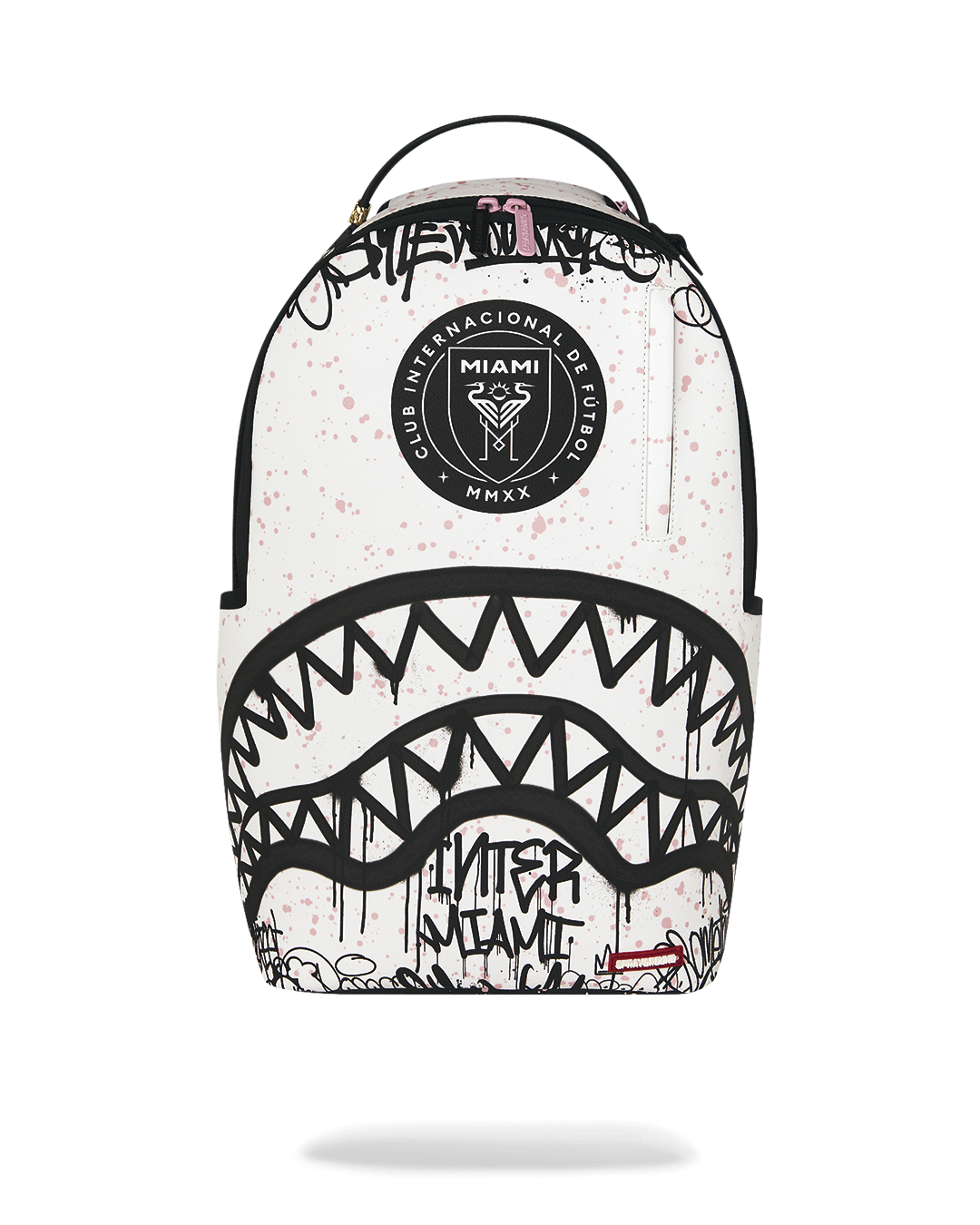 SPRAYGROUND Mls Collab - Intermiami Streetart (Wht) DLXSV Backpack — product image 1