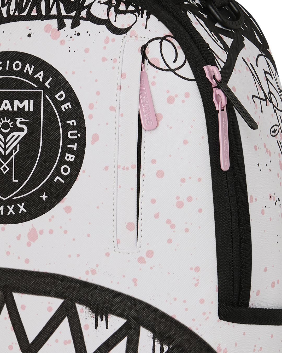 SPRAYGROUND Mls Collab - Intermiami Streetart (Wht) DLXSV Backpack — product image 6
