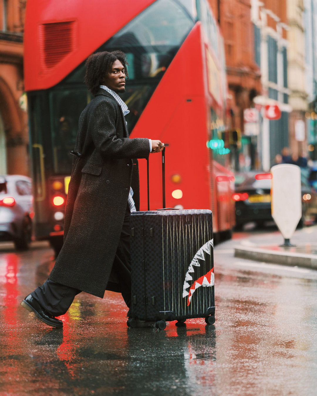 SPRAYGROUND Midnight Shadow Full-Size Luggage — product image 2