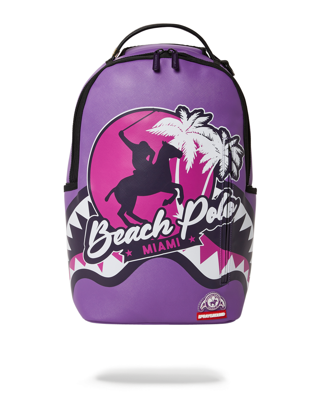 SPRAYGROUND Miami Beach Polo Collab Backpack (DLXV-Purple) — product image 1