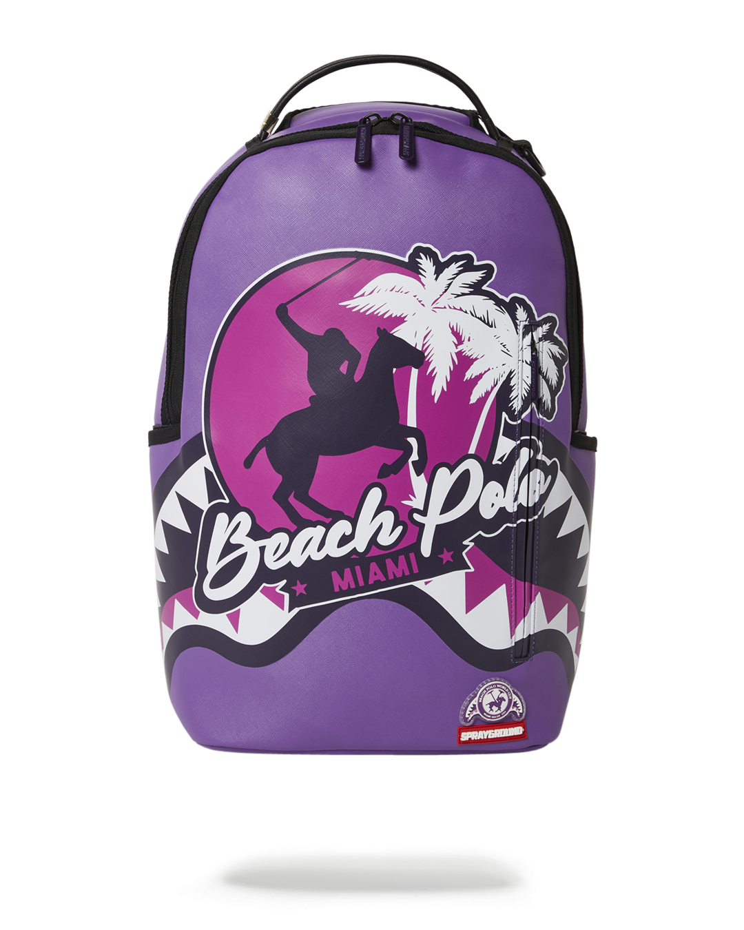 SPRAYGROUND Miami Beach Polo Collab Backpack (DLXV-Purple) — product image 1