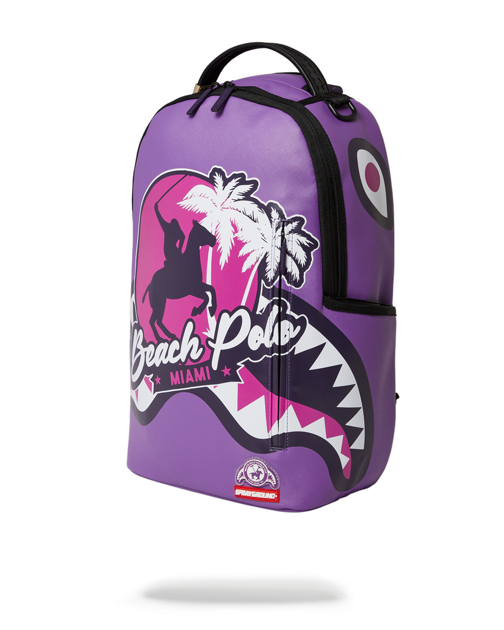 SPRAYGROUND Miami Beach Polo Collab Backpack (DLXV-Purple) — product image 7
