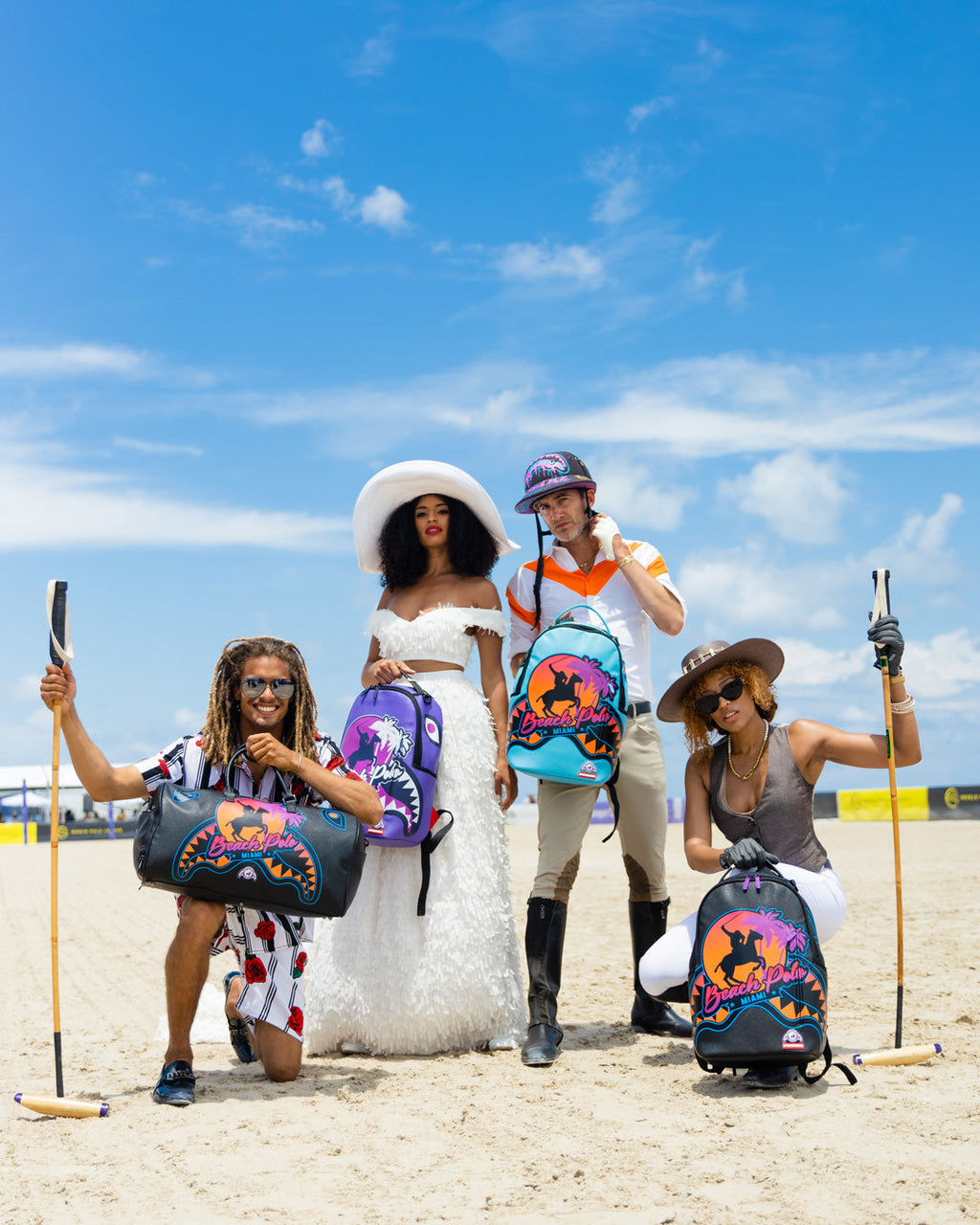 SPRAYGROUND Miami Beach Polo Collab Backpack (DLXV-Purple) — product image 8