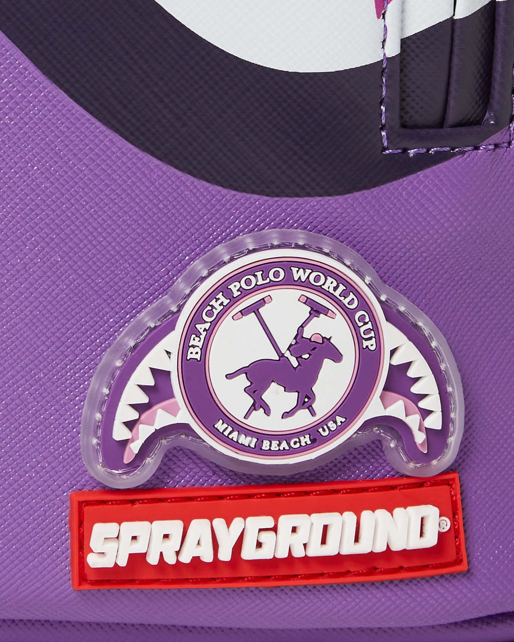 SPRAYGROUND Miami Beach Polo Collab Backpack (DLXV-Purple) — product image 10