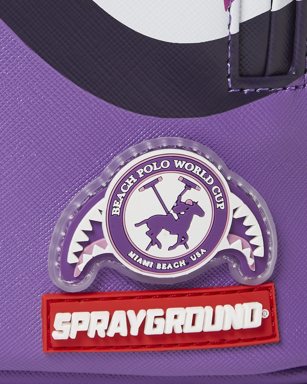 SPRAYGROUND Miami Beach Polo Collab Backpack (DLXV-Purple) — product image 10