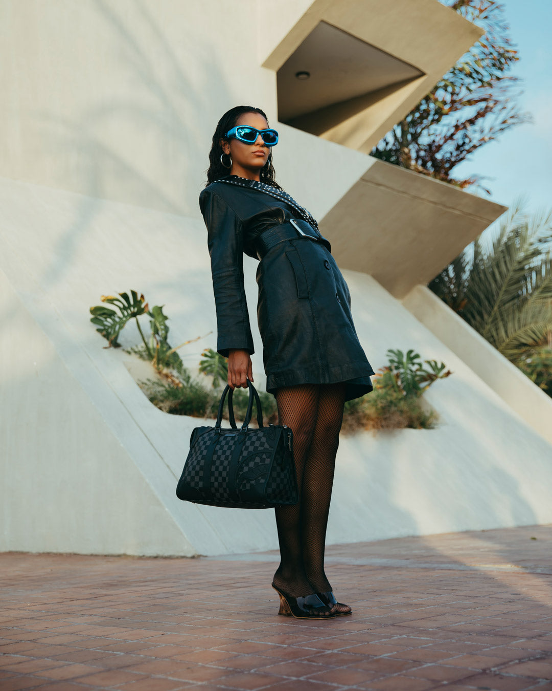 SPRAYGROUND Midnight Chateau Mini Pyramid Duffle — product image 2