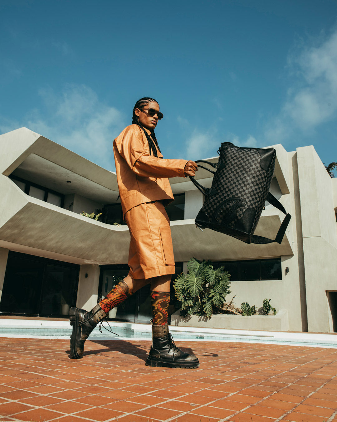 SPRAYGROUND Midnight Chateau Pyramid Duffle — product image 4