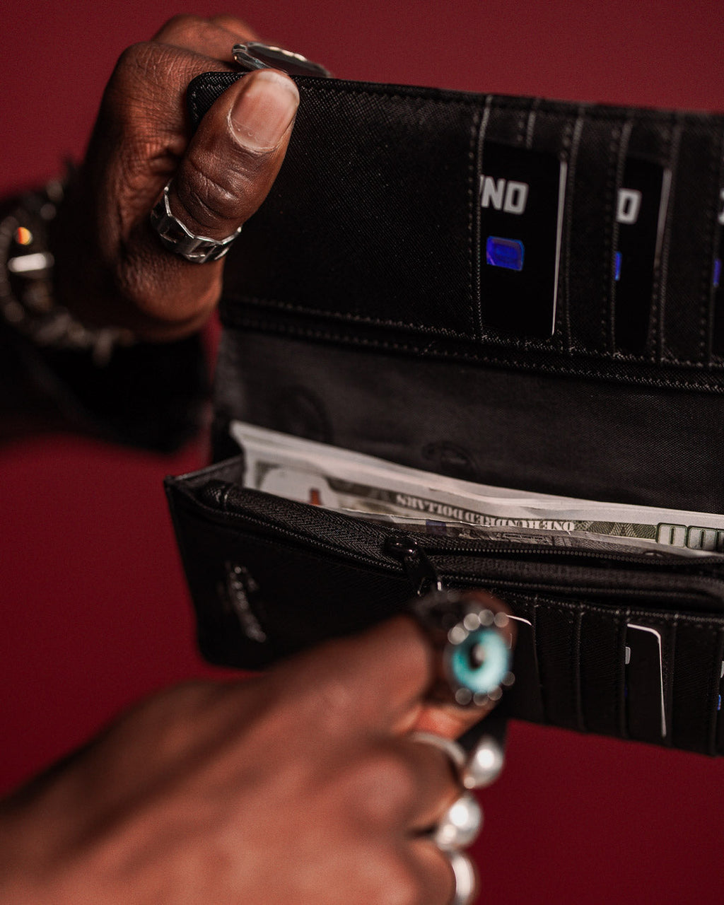 SPRAYGROUND Midnight Chateau Single-Fold Wallet — product image 4