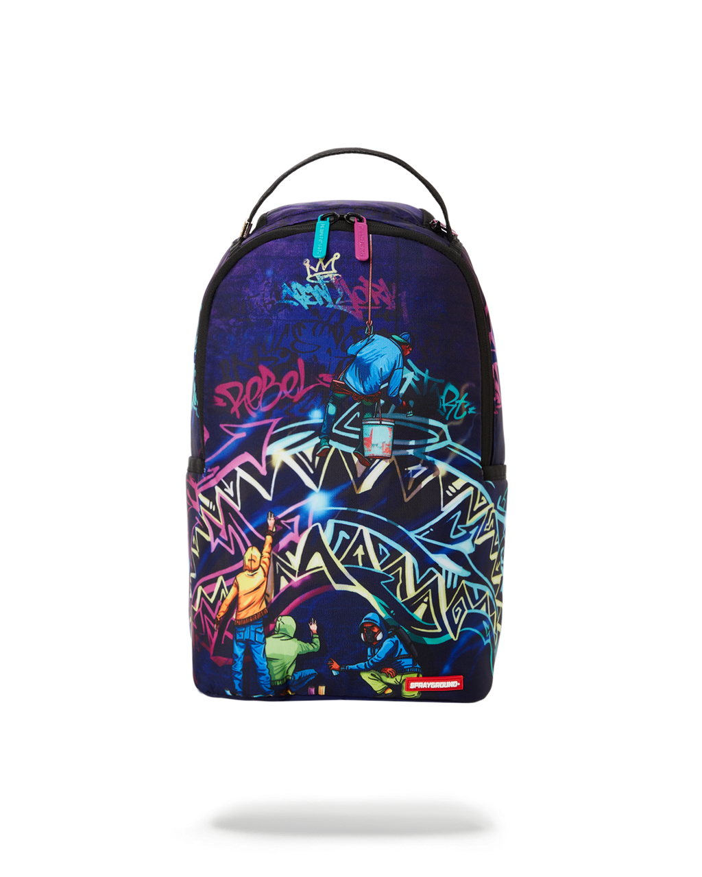SPRAYGROUND Midnight Graffiti Artists Mini Backpack — product image 1