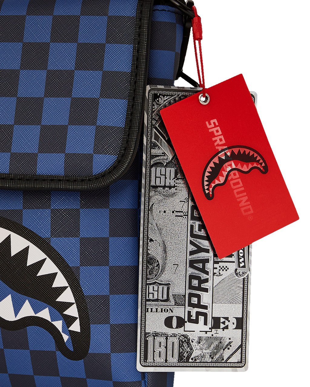 SPRAYGROUND Midnight Magic Sharks In Paris Messenger Sling Bag — product image 7