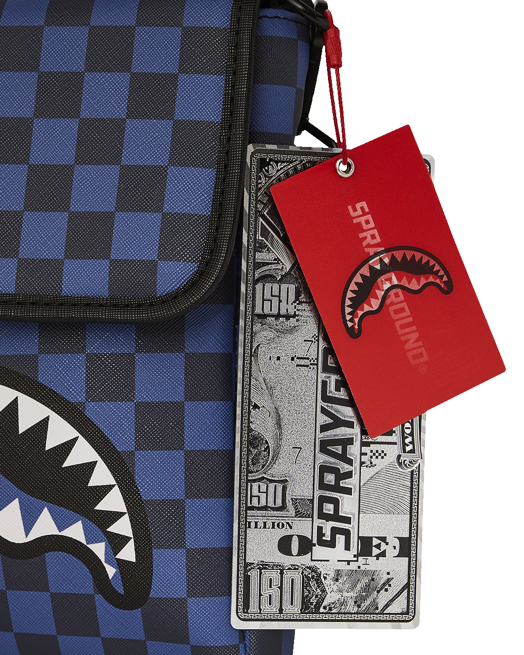 SPRAYGROUND Midnight Magic Sharks In Paris Messenger Sling Bag — product image 7