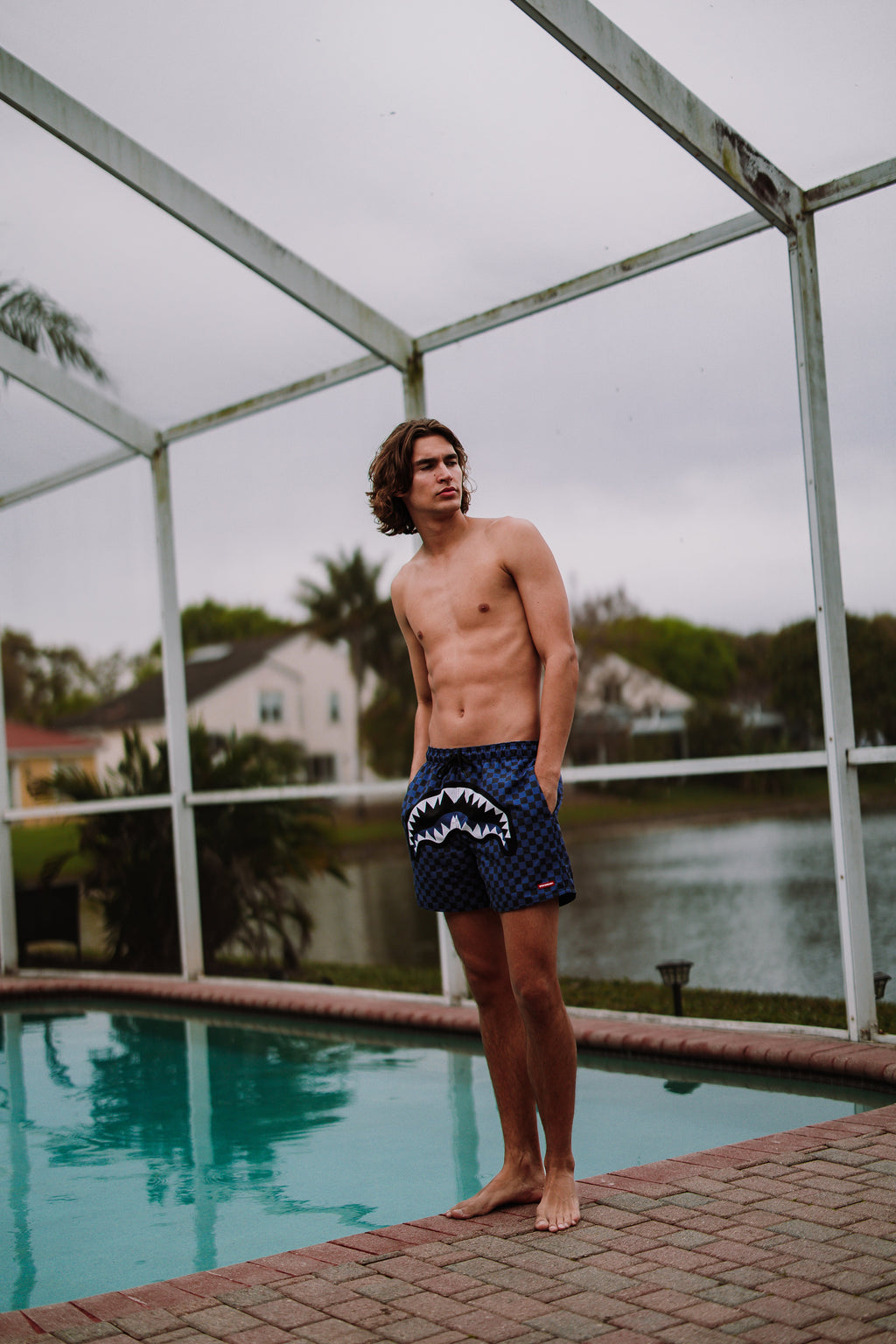 SPRAYGROUND Midnight Magic Sharks In Paris Swim Shorts — product image 6