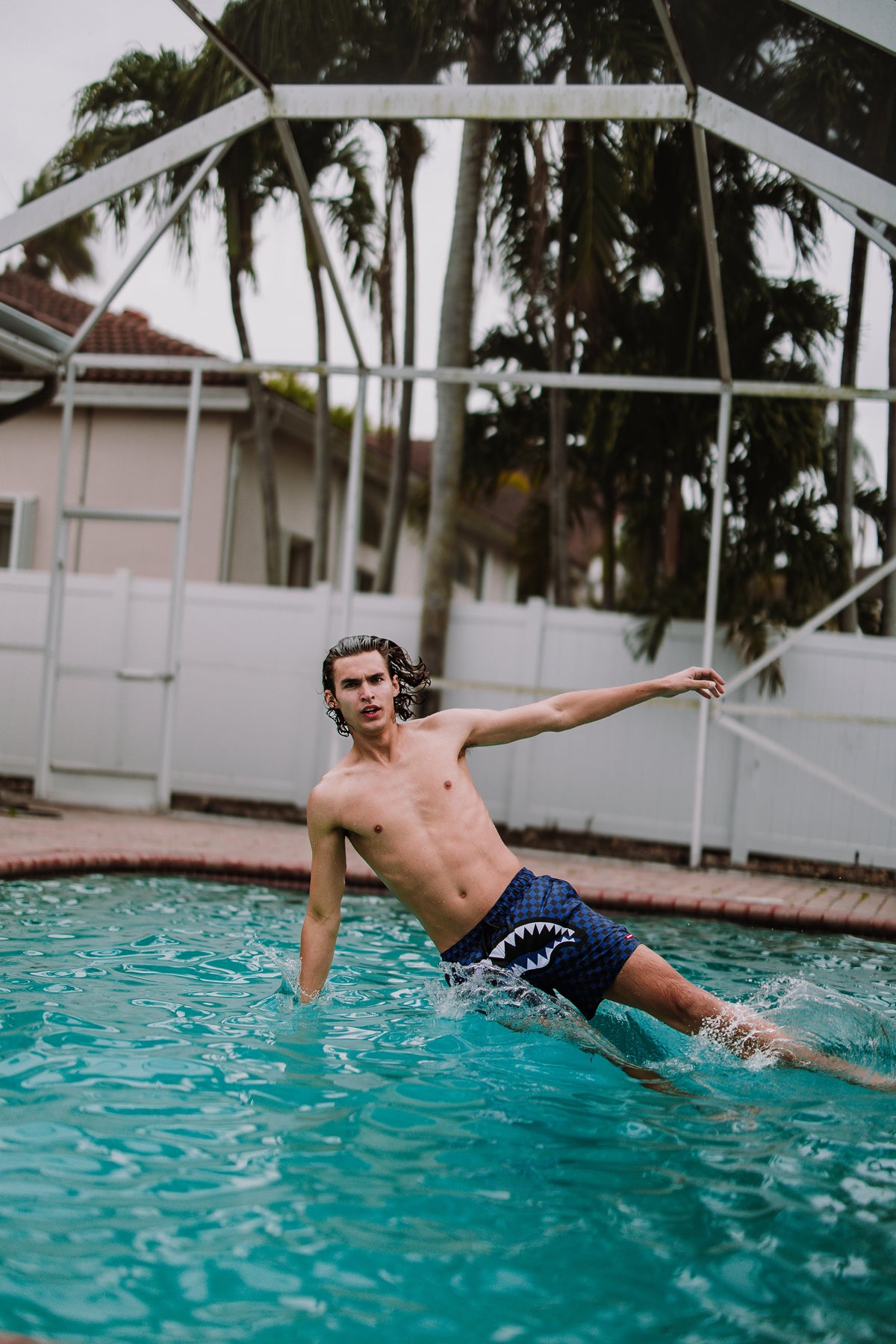 SPRAYGROUND Midnight Magic Sharks In Paris Swim Shorts — product image 7