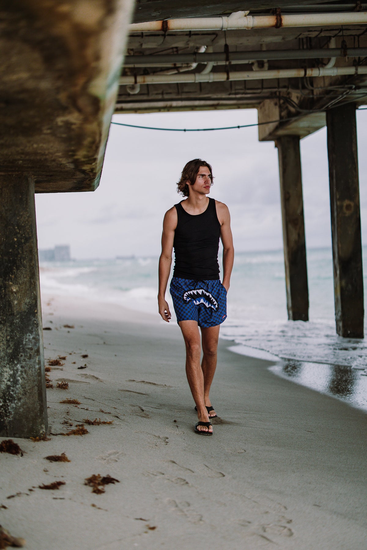 SPRAYGROUND Midnight Magic Sharks In Paris Swim Shorts — product image 8