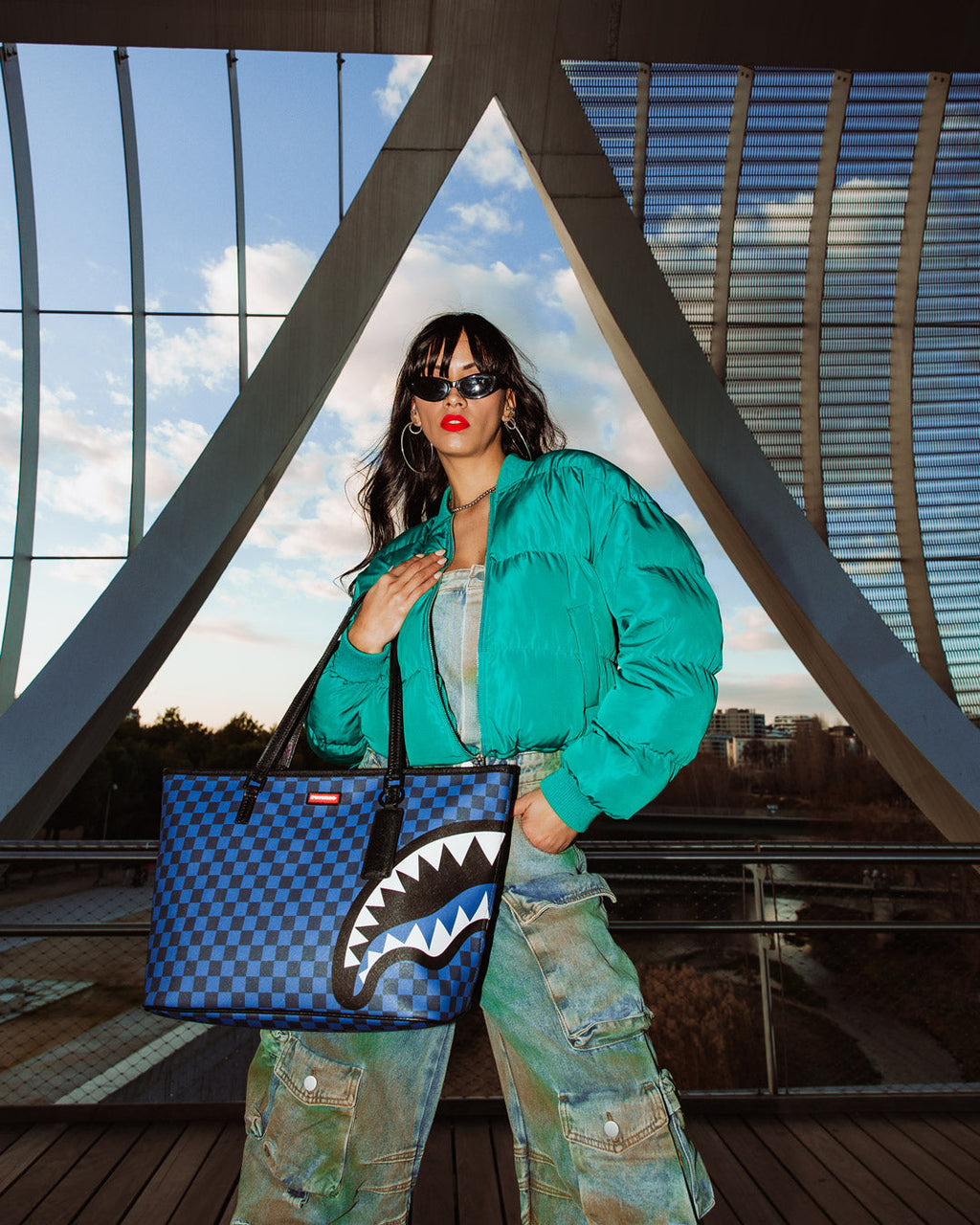 SPRAYGROUND Midnight Magic Sharks In Paris Tote — product image 2