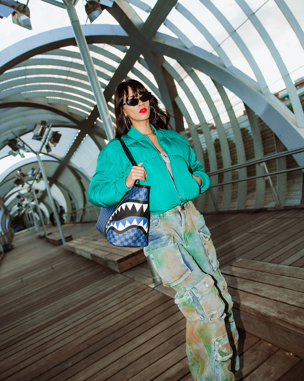SPRAYGROUND Midnight Magic Sharks In Paris Tote — product image 4