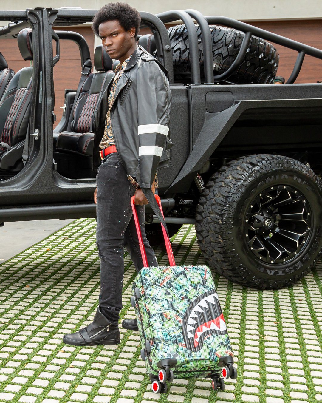 SPRAYGROUND Mama I Made It Sharknautics Hardshell Carry-On Luggage — product image 4