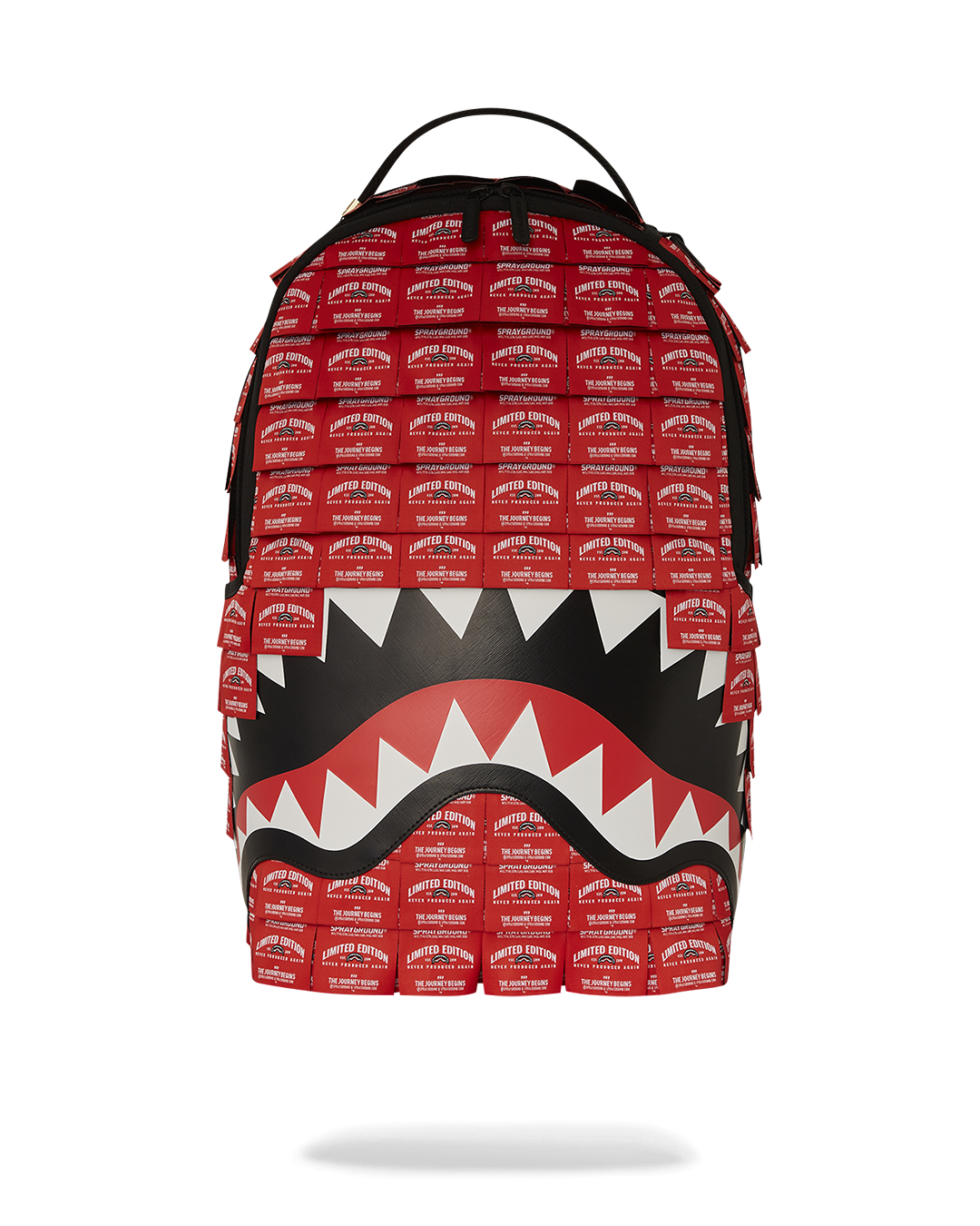SPRAYGROUND Made Of Woven Labels Shark Backpack — product image 1