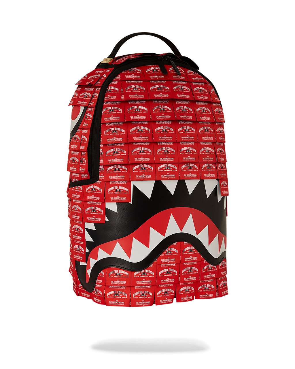 SPRAYGROUND Made Of Woven Labels Shark Backpack — product image 3