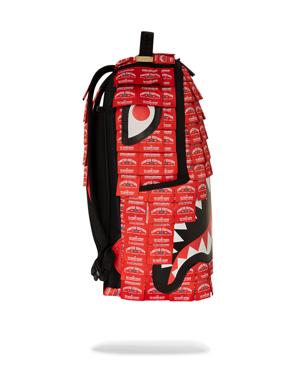 SPRAYGROUND Made Of Woven Labels Shark Backpack — product image 5