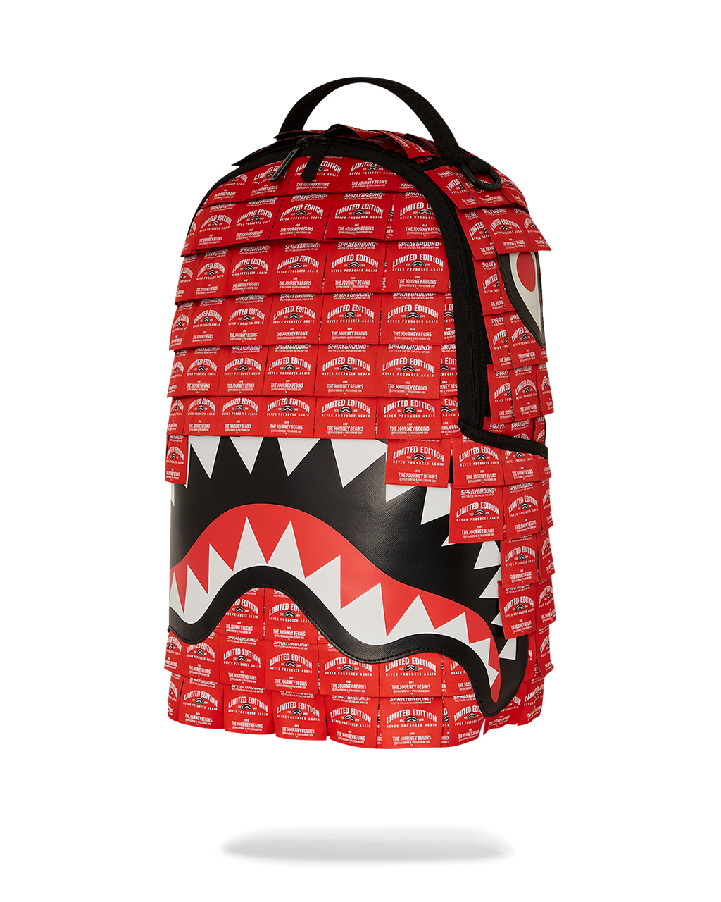 SPRAYGROUND Made Of Woven Labels Shark Backpack — product image 8