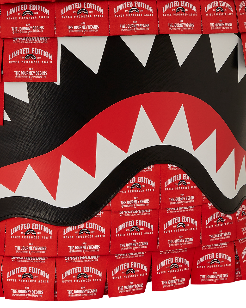 SPRAYGROUND Made Of Woven Labels Shark Backpack — product image 12