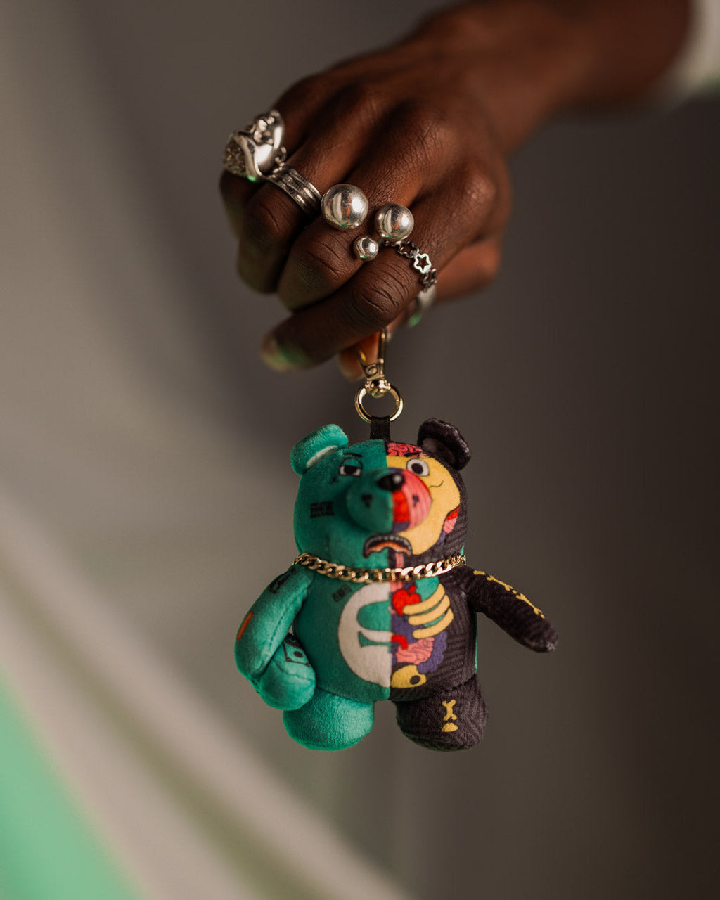 SPRAYGROUND Lil X-Ray Bear Keychain — product image 4