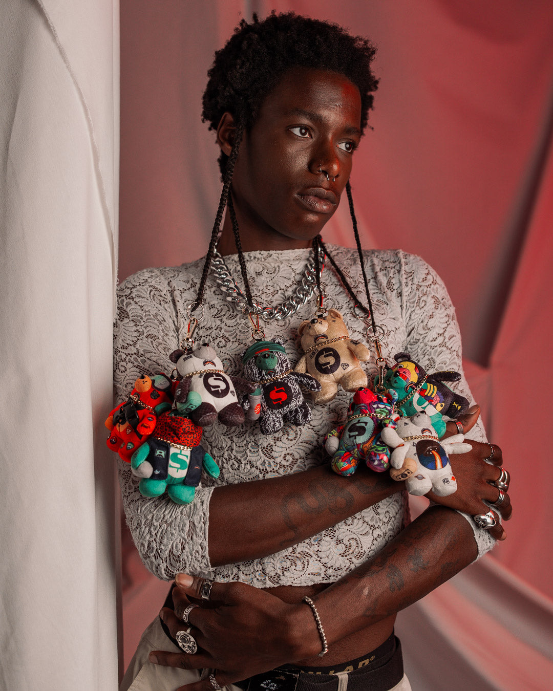 SPRAYGROUND Lil X-Ray Bear Keychain — product image 8