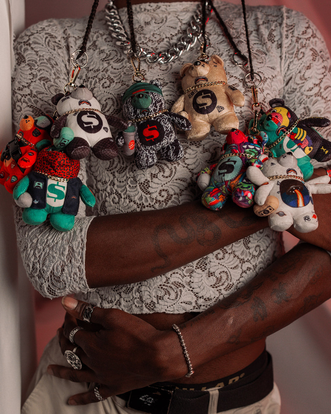 SPRAYGROUND Lil X-Ray Bear Keychain — product image 9