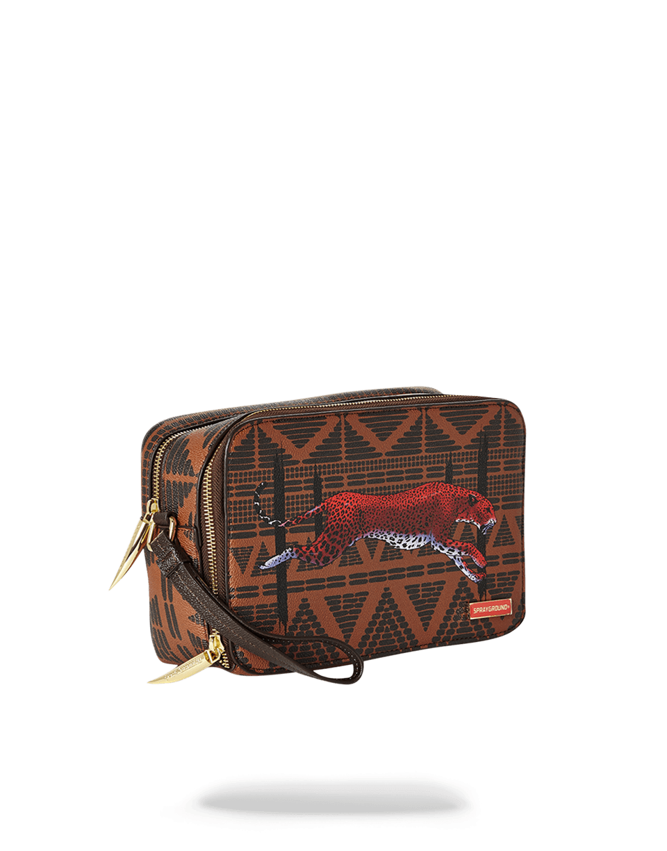 SPRAYGROUND Leopards In Paris Toiletry Aka Money Bag — product image 1