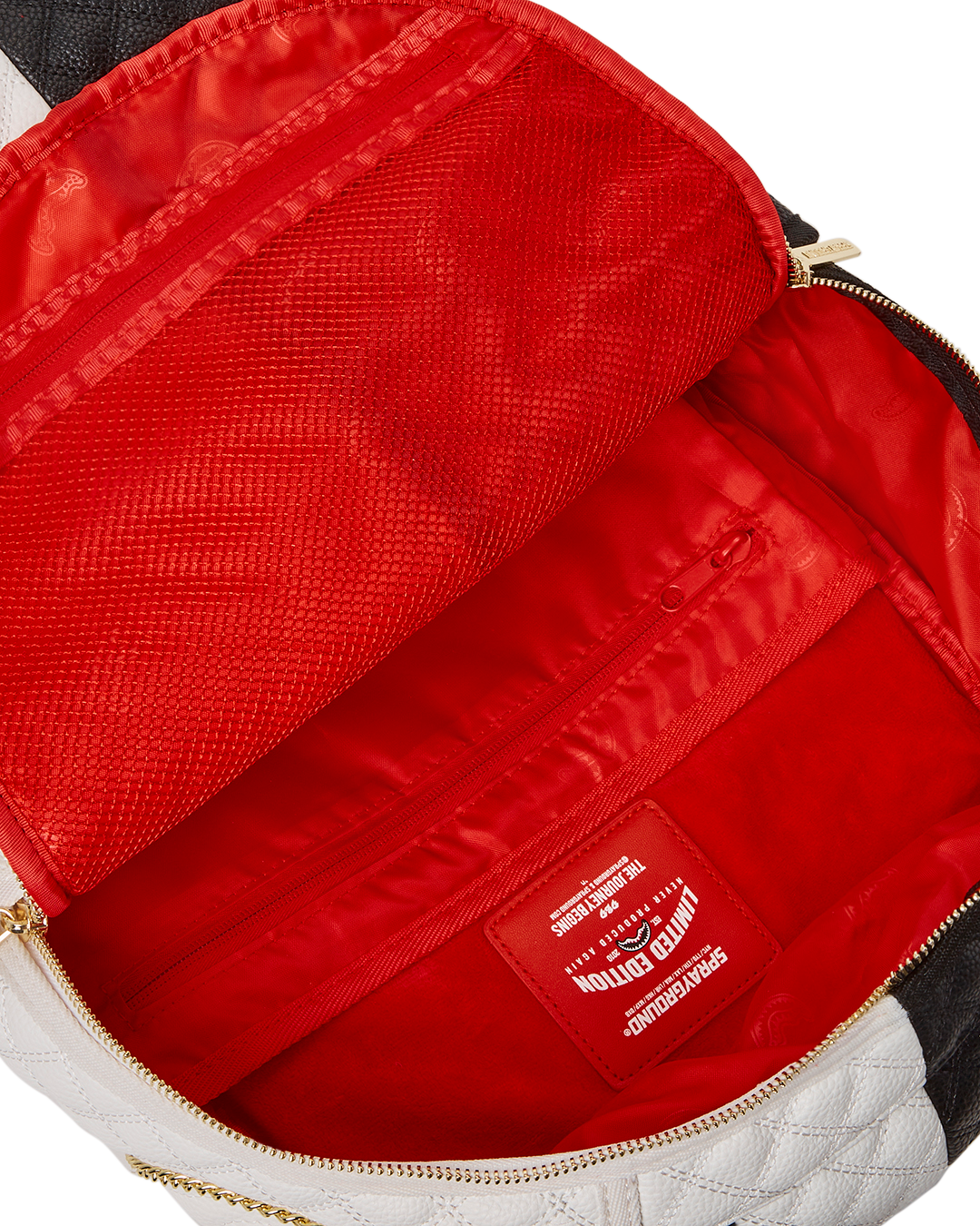 SPRAYGROUND Leveled Up Split Quilt Shark Backpack (DLXV) — product image 11
