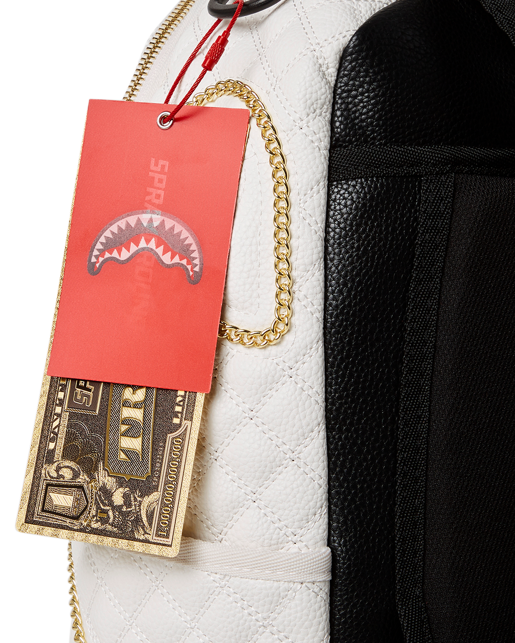SPRAYGROUND Leveled Up Split Quilt Shark Backpack (DLXV) — product image 16
