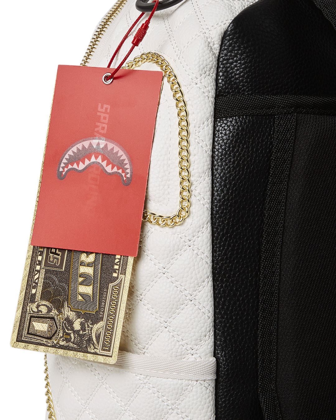 SPRAYGROUND Leveled Up Split Quilt Shark Backpack (DLXV) — product image 16
