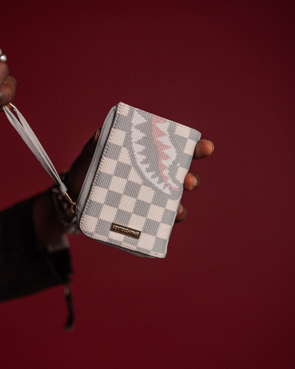 SPRAYGROUND Knit Sharks In Paris In Cream Wallet — product image 4