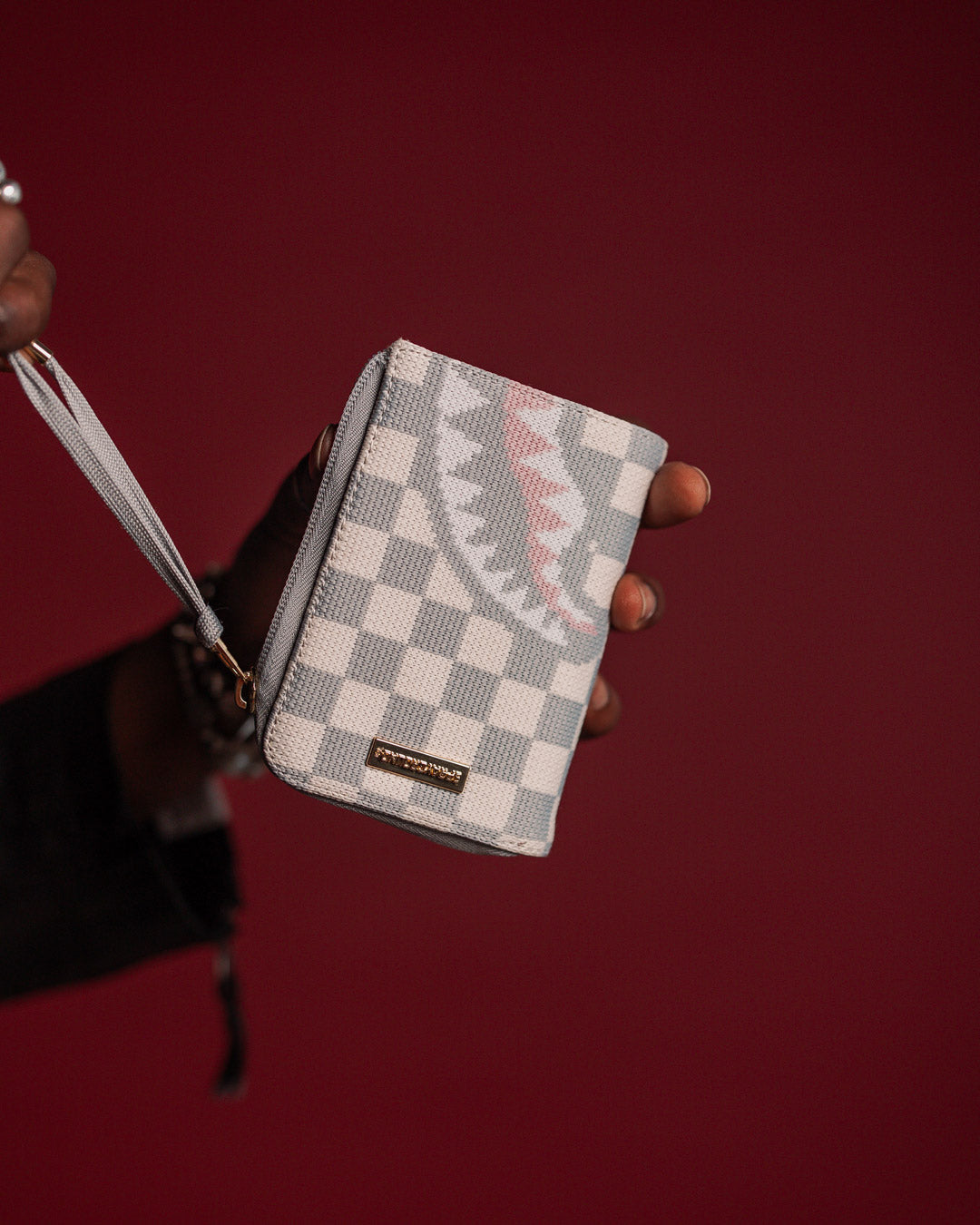 SPRAYGROUND Knit Sharks In Paris In Cream Wallet — product image 4