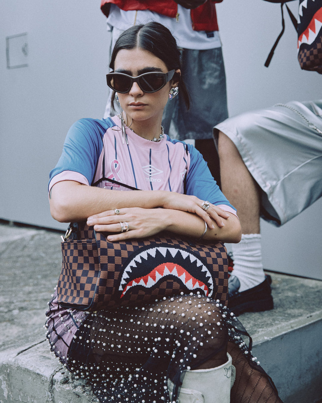 SPRAYGROUND Kyotoknit Sharks In Paris Mini Duffle — product image 6