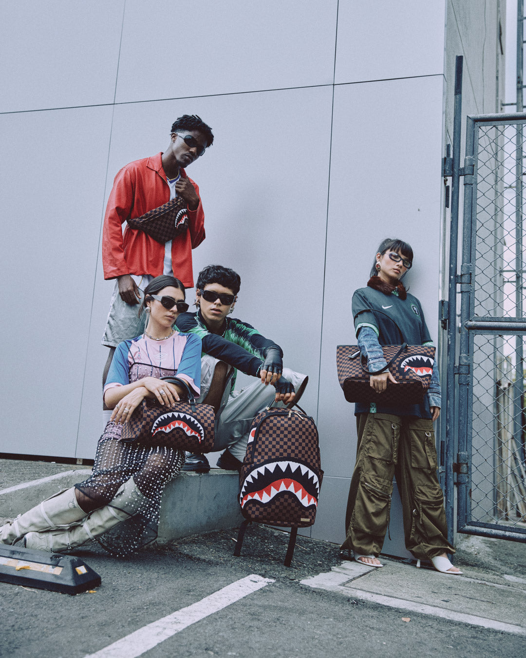 SPRAYGROUND Kyotoknit Sharks In Paris Mini Duffle — product image 8