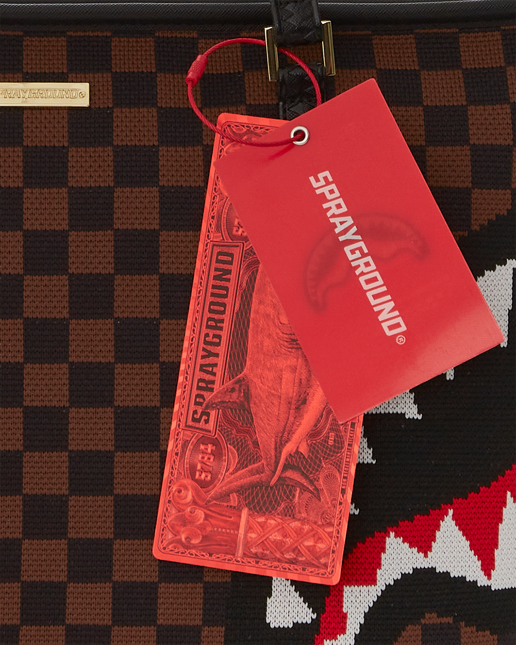 SPRAYGROUND Kyotoknit Sharks In Paris Tote — product image 10