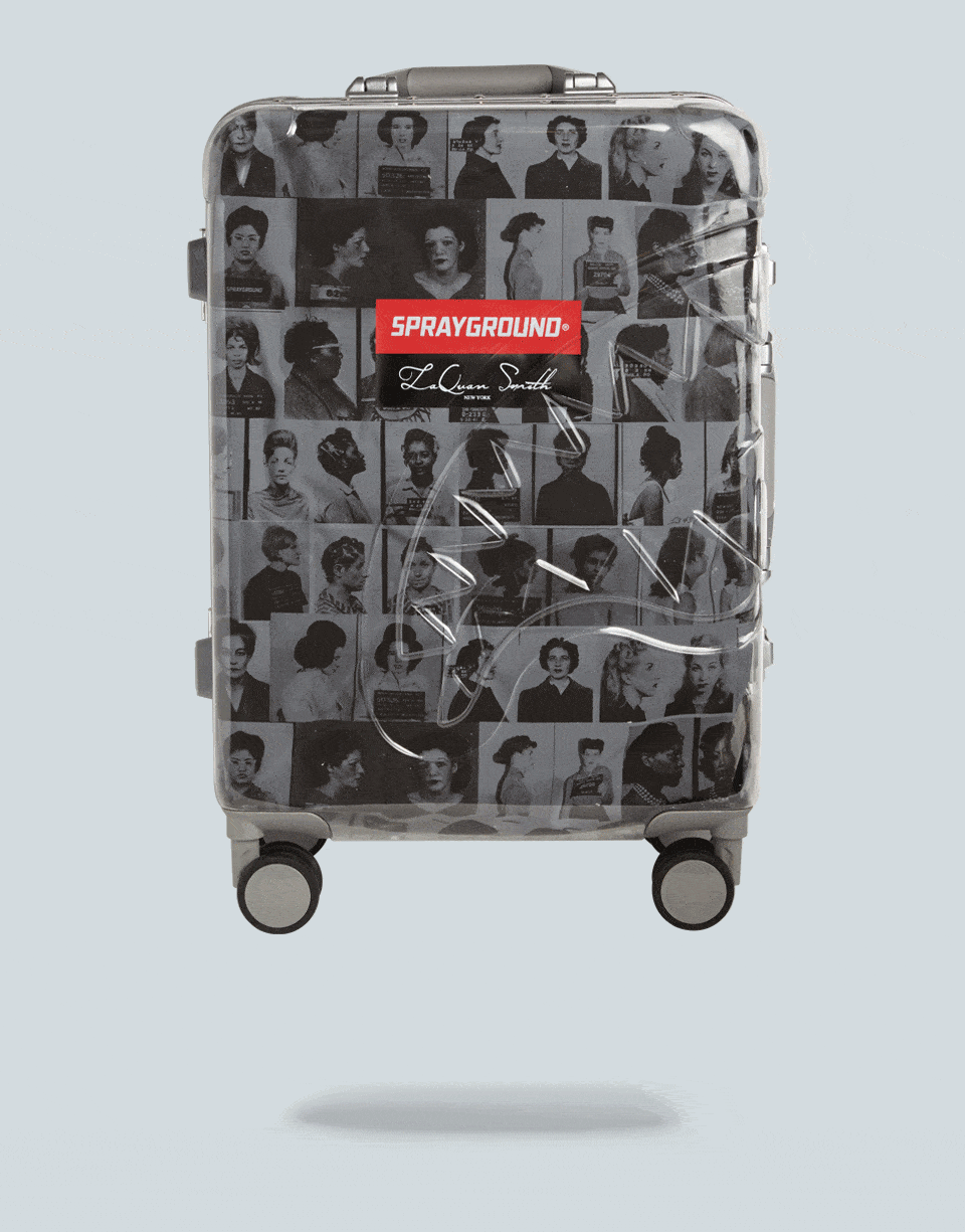 SPRAYGROUND Laquan Smith Embossed Clear 3M Carry-On — product image 1