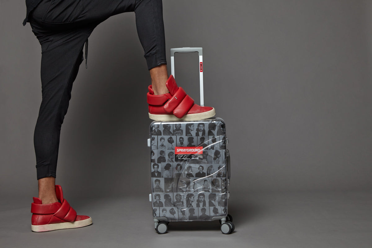 SPRAYGROUND Laquan Smith Embossed Clear 3M Carry-On — product image 3