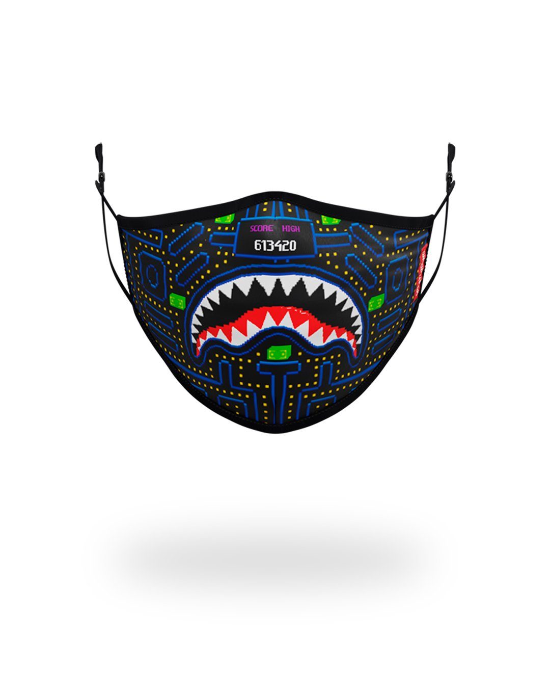 SPRAYGROUND Kids Form Fitting Mask: Arcade Shark — product image 1