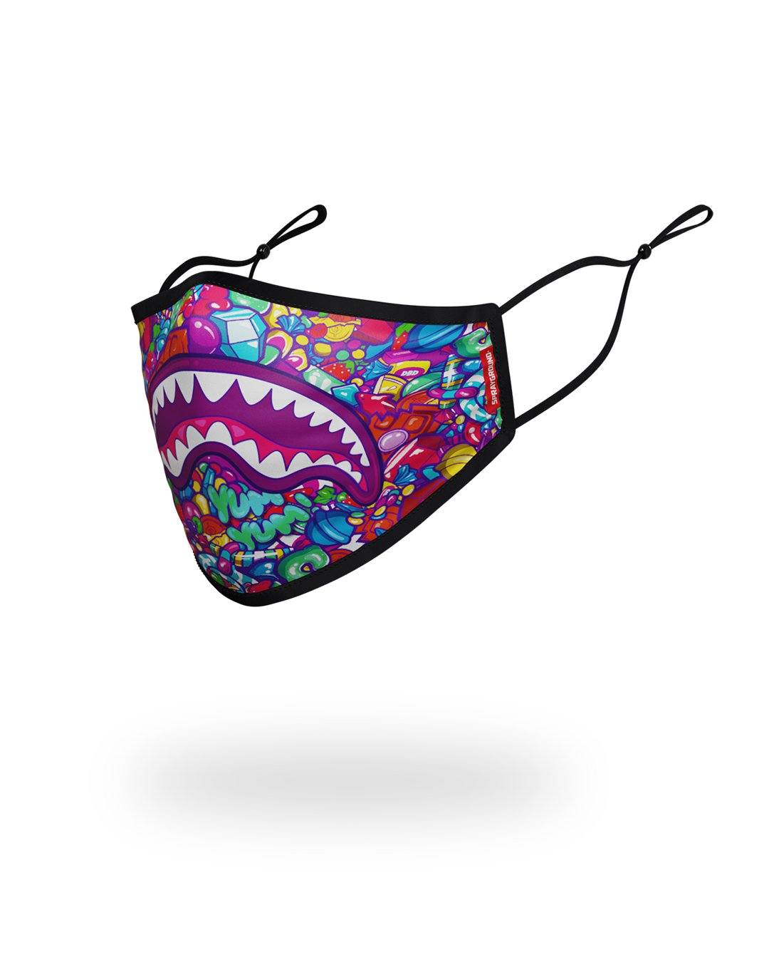 SPRAYGROUND Kids Form Fitting Mask: Candy Shark — product image 2