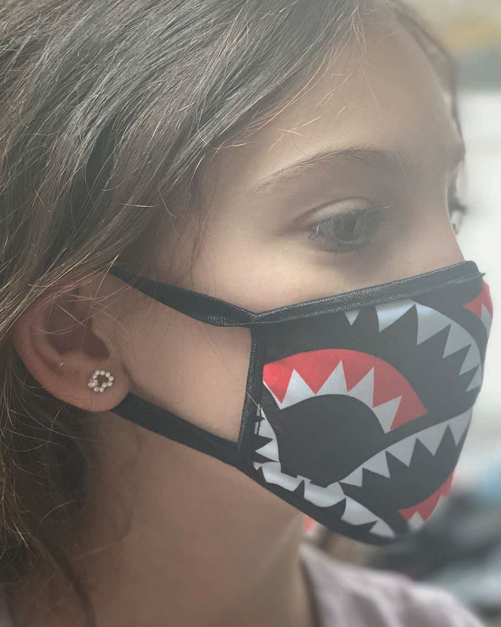 SPRAYGROUND Kids Sharkmouth Pattern Mask (Classic Fit) — product image 4