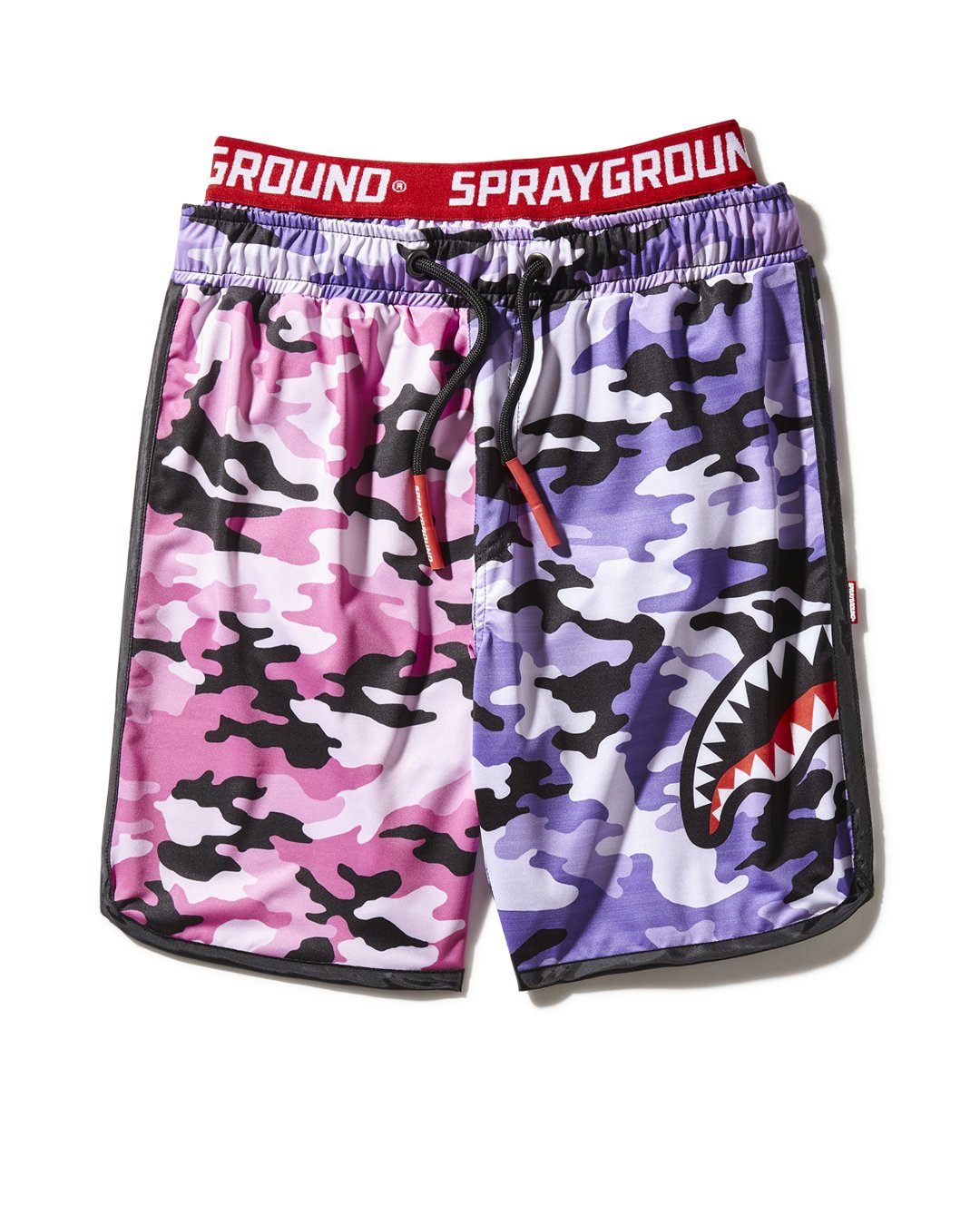 SPRAYGROUND Kids Split Camo Swim Trunks — product image 1