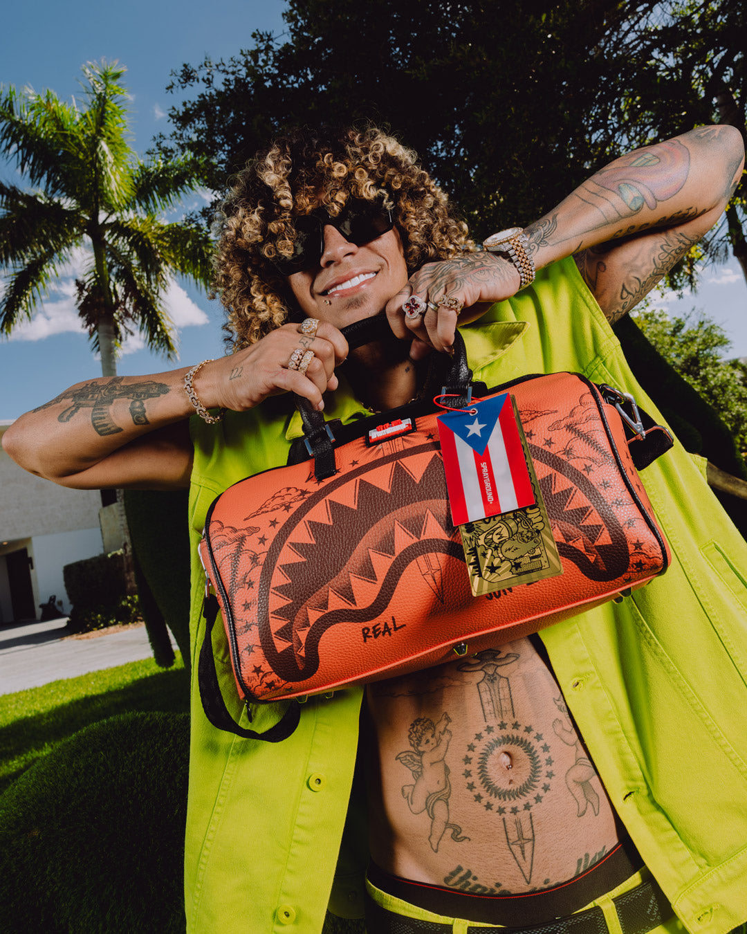SPRAYGROUND Jon Z Tattoos Mini Duffle — product image 2